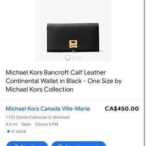 MK collection wallet